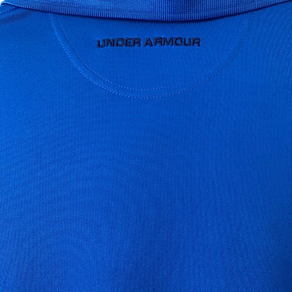 Under Armour Men’s HeatGear Golf Shirt – Blue – XL - Picture 9 of 14